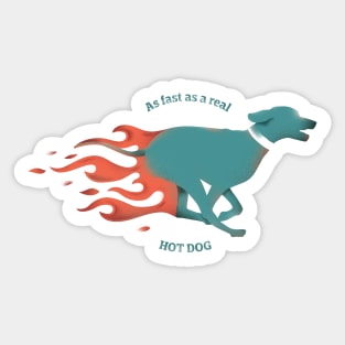 Real Hot Dog Sticker